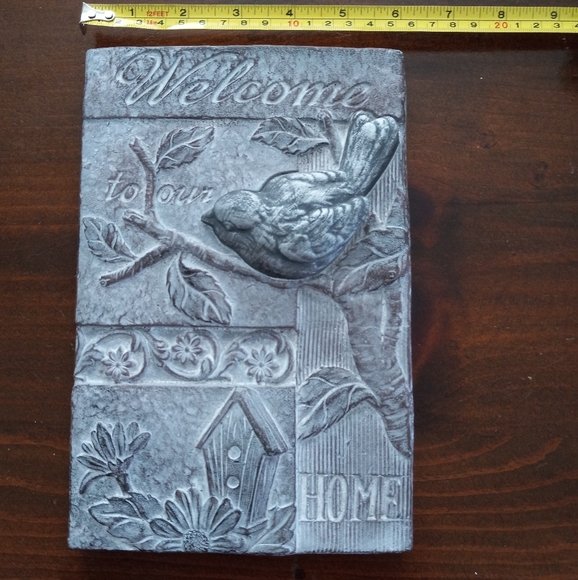 Nwt Stone welcome to our home sign - Picture 4 of 4